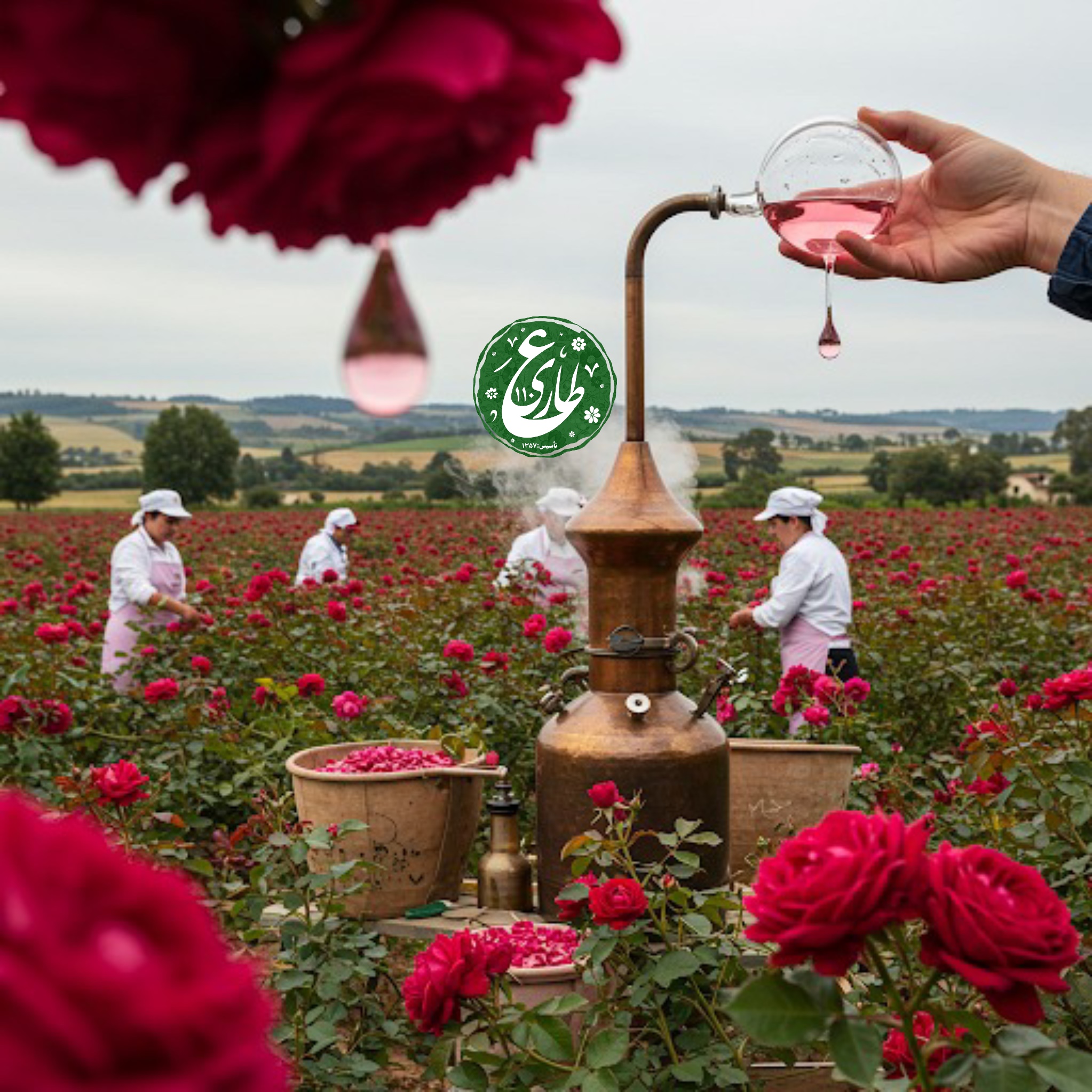 خواص گلاب و نحوه گلاب گیری